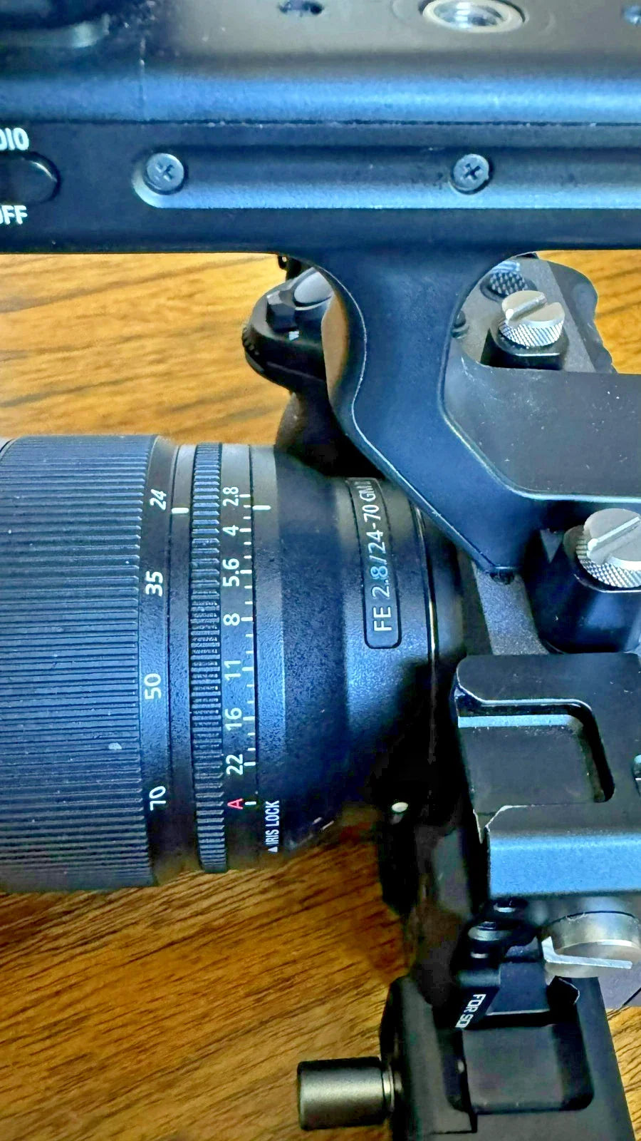 Sony FX3 Full-Frame Cinema Camera Rig with FE 24-70mm f2.8 GM Lens